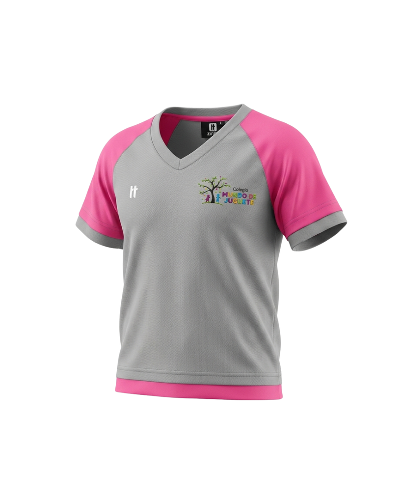 [M450131 500 1] Mundo de Juguete Playera Deportiva (1, Rosa #ff6dac)